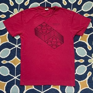 Impossible Lego Typographia T-shirt Unisex Sz Small